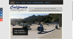 Desktop Screenshot of californiaconcretecleaning.com